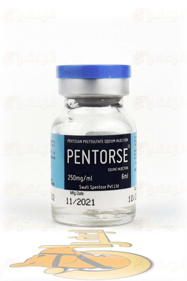 PENTORSE 6ML INJ BLUESTREAK | بنتورس 6 مل حقن بلوستريك | الزعفران | مقويات | بيطرية | هجن | خيول