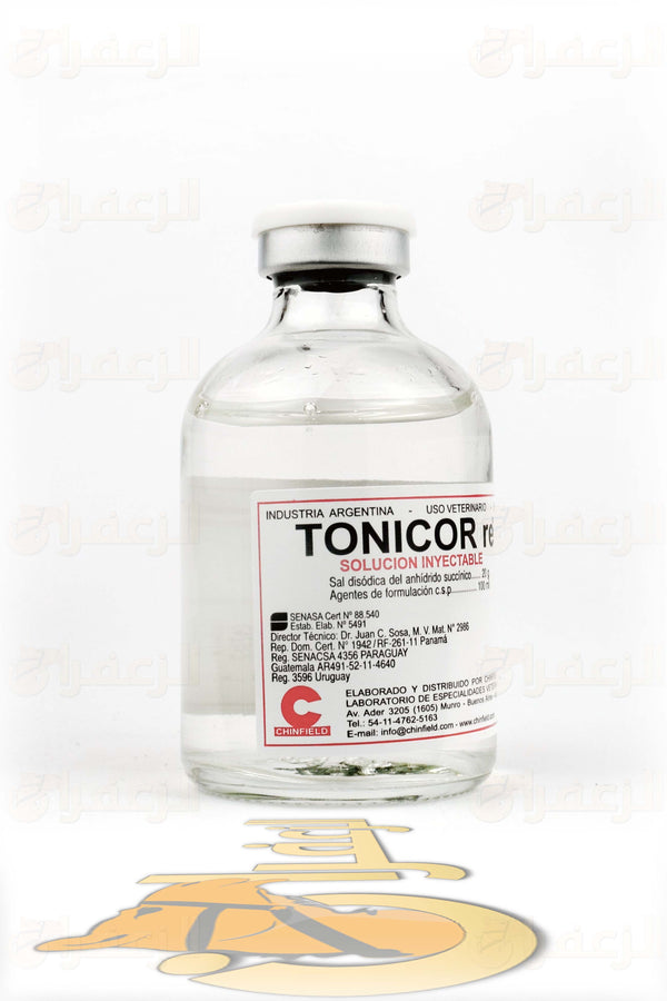 TONICOR 50 ML INJ CHINFIELD | تونيكور 50 مل إنج تشينفيلد | الزعفران | مقويات | بيطرية | هجن | خيول